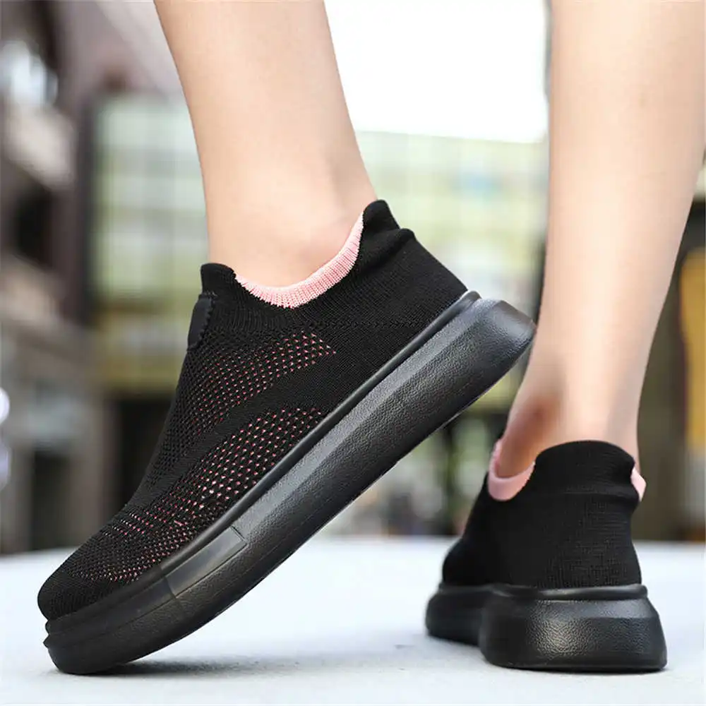 Streetwear Brand Expensive - Platform Stockings Brown Shoes For Woman