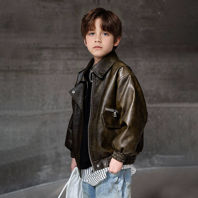 Boys Dark Green Waterproof Win - Streetwear Brand Logo Design ulasan dan harga