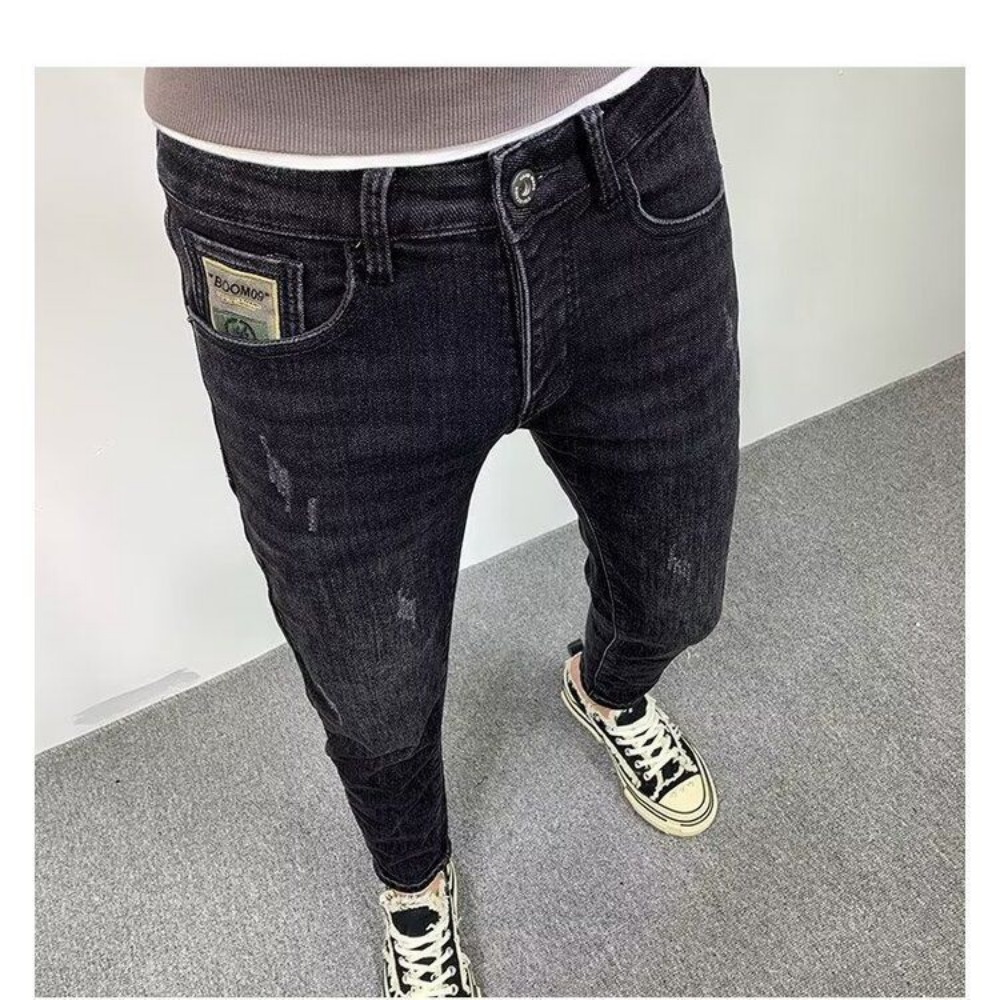 New Fashion Spring Autumn Men' - Streetwear Brand Jeans ulasan dan harga