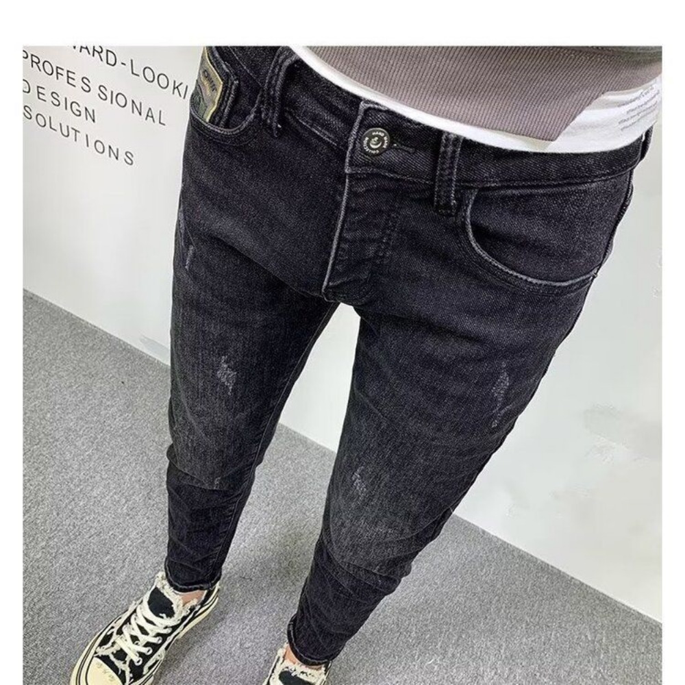 New Fashion Spring Autumn Men' - Streetwear Brand Jeans ulasan dan harga