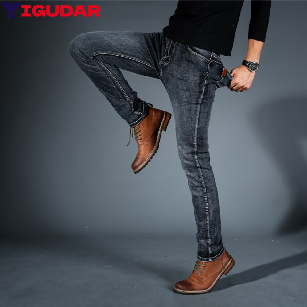 Fashion Minimalist Stretch Jea - Streetwear Brand Jeans ulasan dan harga