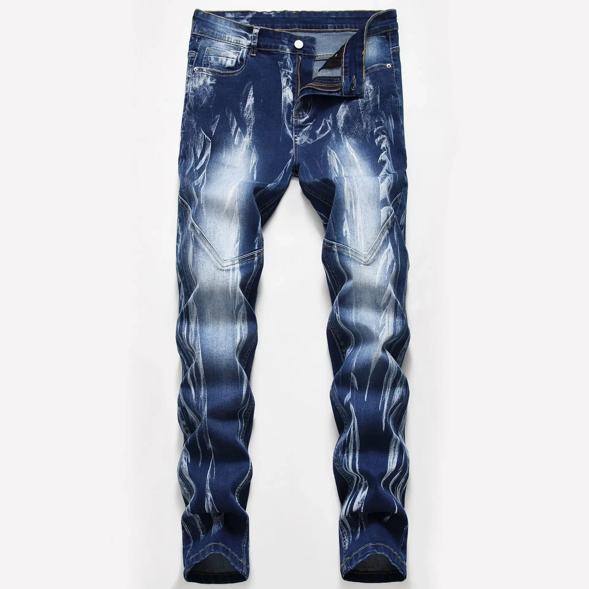 Fashion Print Men's Elasticity - Streetwear Brand Popular ulasan dan harga