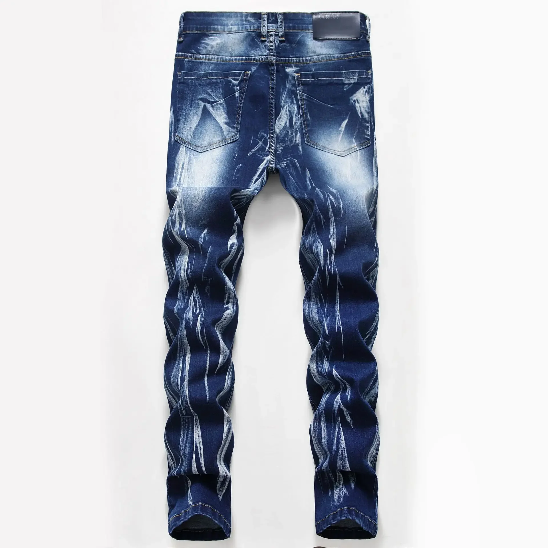 Fashion Print Men's Elasticity - Streetwear Brand Popular ulasan dan harga