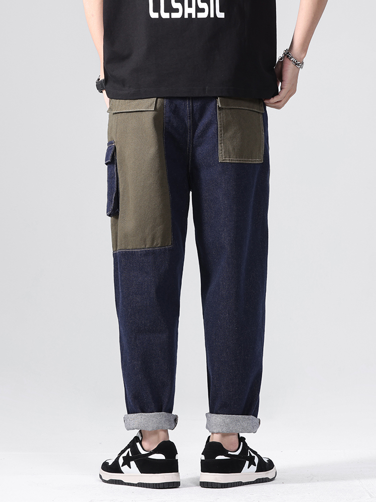 Loose Straight Leg Dad Jeans M - Streetwear Brand Jeans ulasan dan harga
