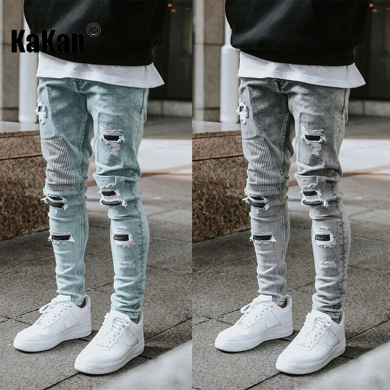 Kakan-y2k New Men's Wear Worn  - Streetwear Brand Jeans ulasan dan harga