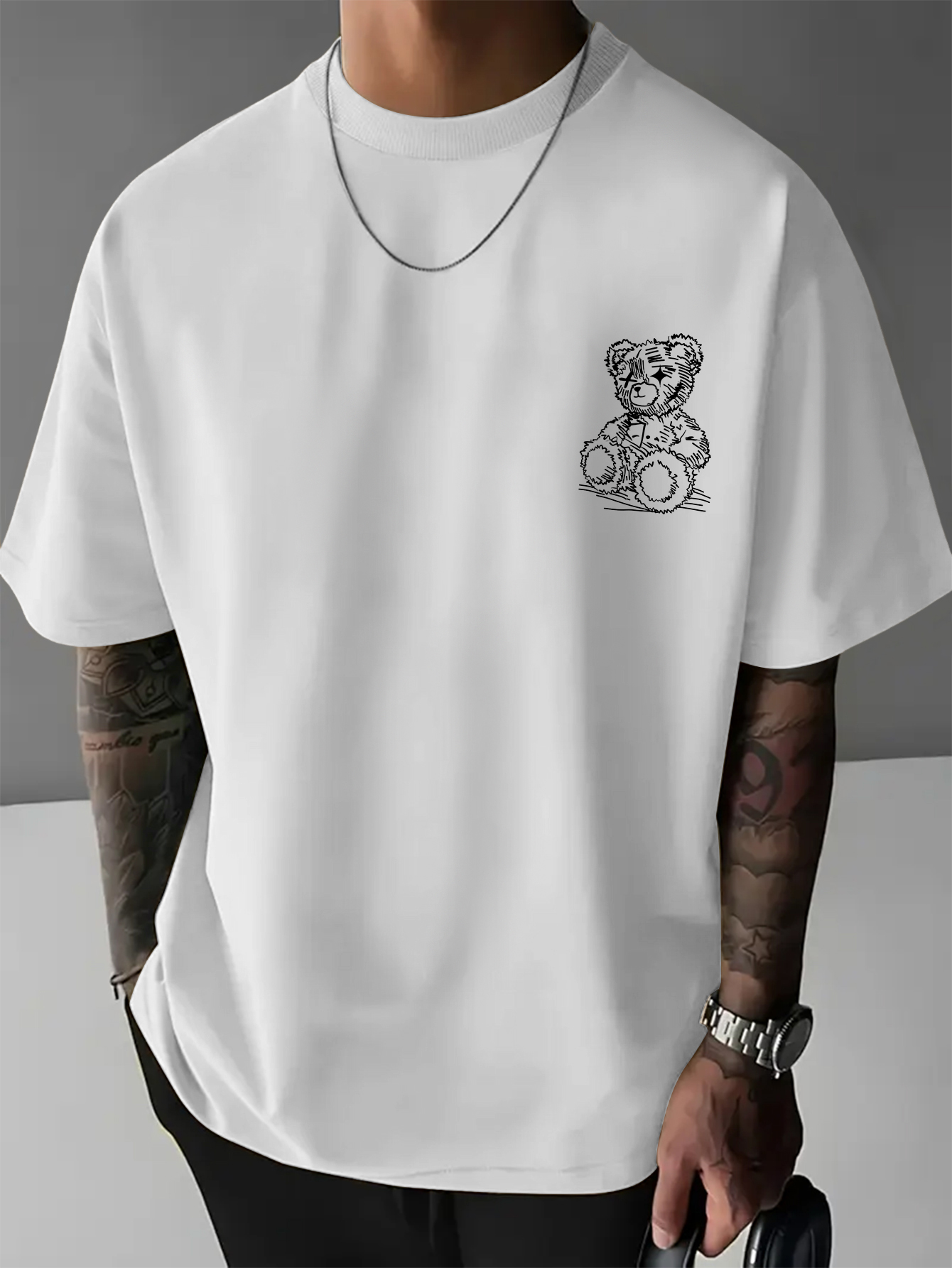 Men's Oversized Streetwear T-s - Streetwear Brand Quotes ulasan dan harga