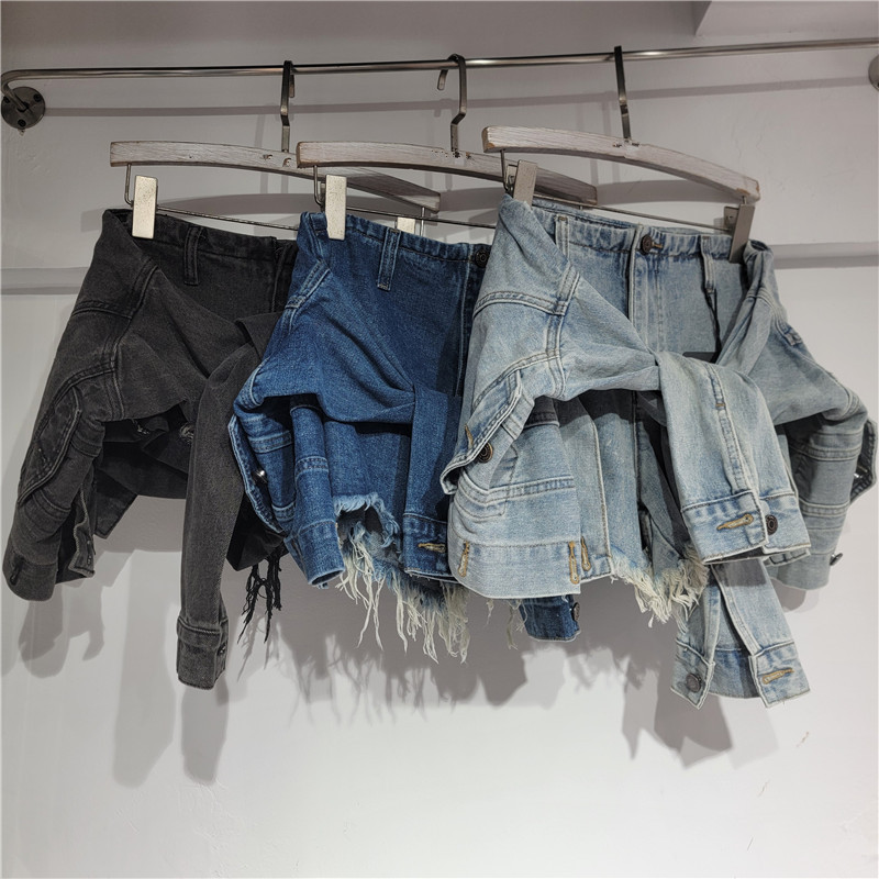 Denim Shorts Women Jeans Vinta - Streetwear Brand Shorts ulasan dan harga