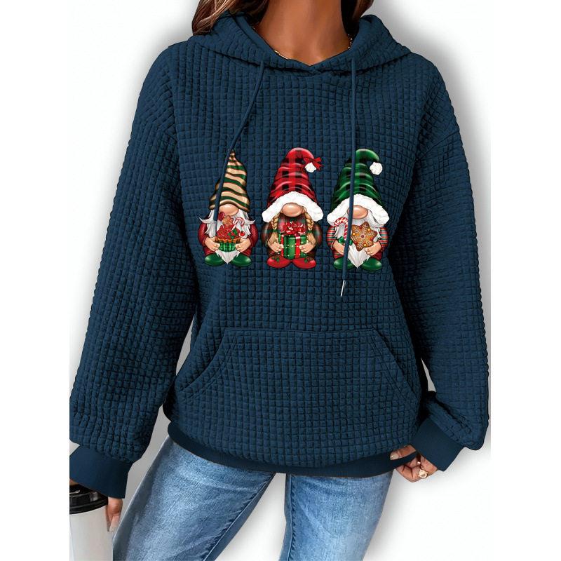 Christmas Print Hoodie Women's - Streetwear Brand Collection ulasan dan harga
