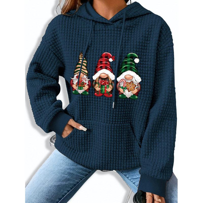 Christmas Print Hoodie Women's - Streetwear Brand Collection ulasan dan harga