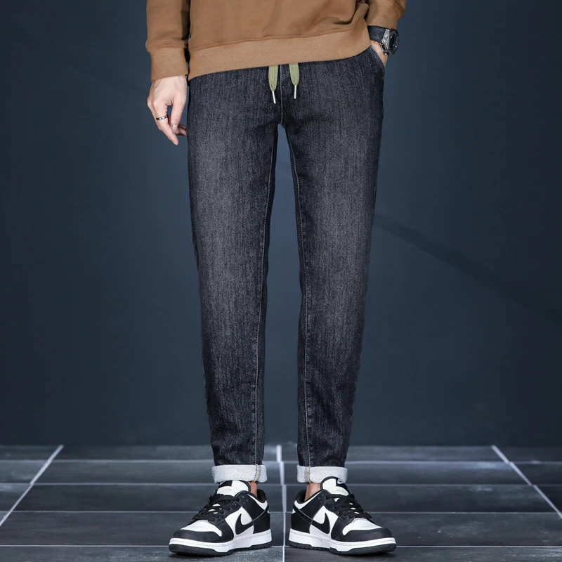 Brand Men's New Autumn Jeans B - Streetwear Brand Jeans ulasan dan harga