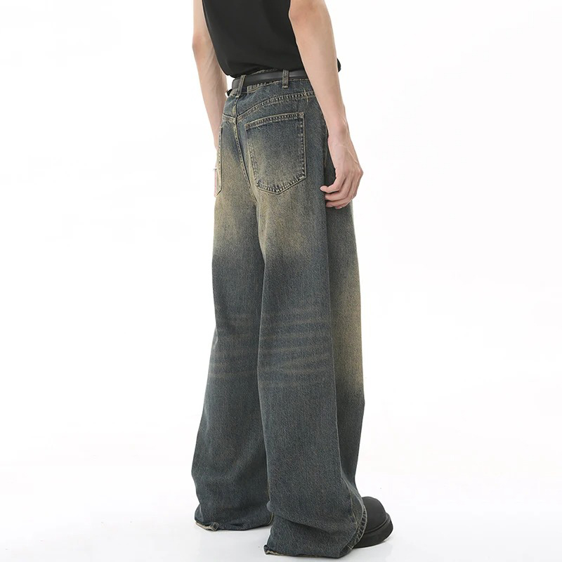 New Men's Baggy Straight Leg W - Streetwear Brand Popular ulasan dan harga