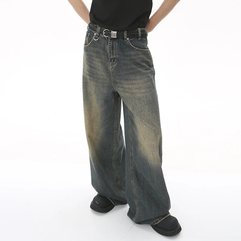 New Men's Baggy Straight Leg W - Streetwear Brand Popular ulasan dan harga
